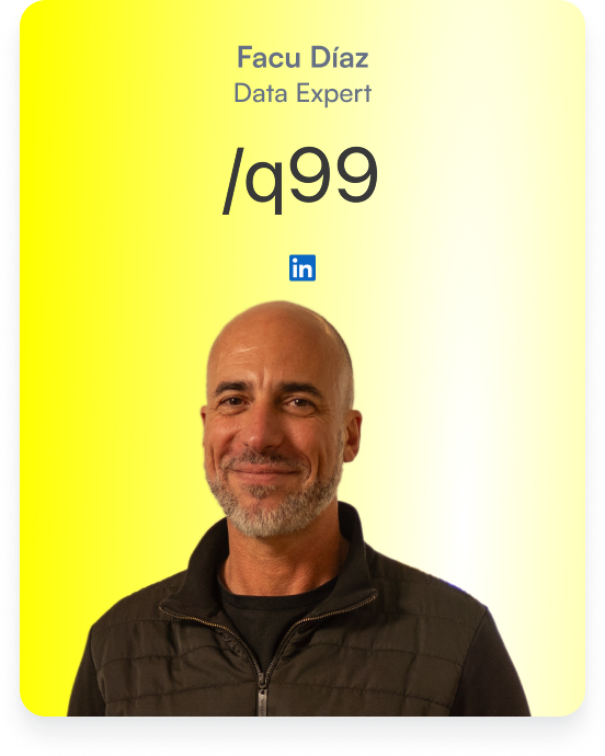 foto de Facunndo Díaz, el experto del curso de Data Engineering en Henry